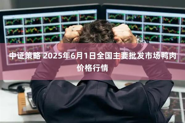 中证策略 2025年6月1日全国主要批发市场鸭肉价格行情