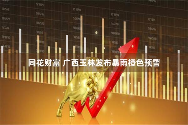 同花财富 广西玉林发布暴雨橙色预警
