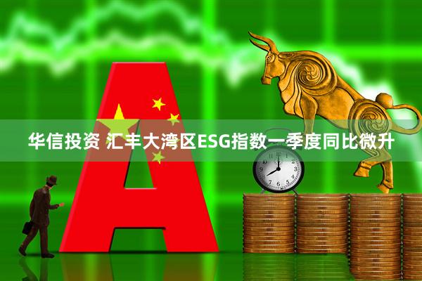 华信投资 汇丰大湾区ESG指数一季度同比微升